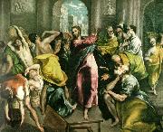 El Greco cleansing of the temple France oil painting artist